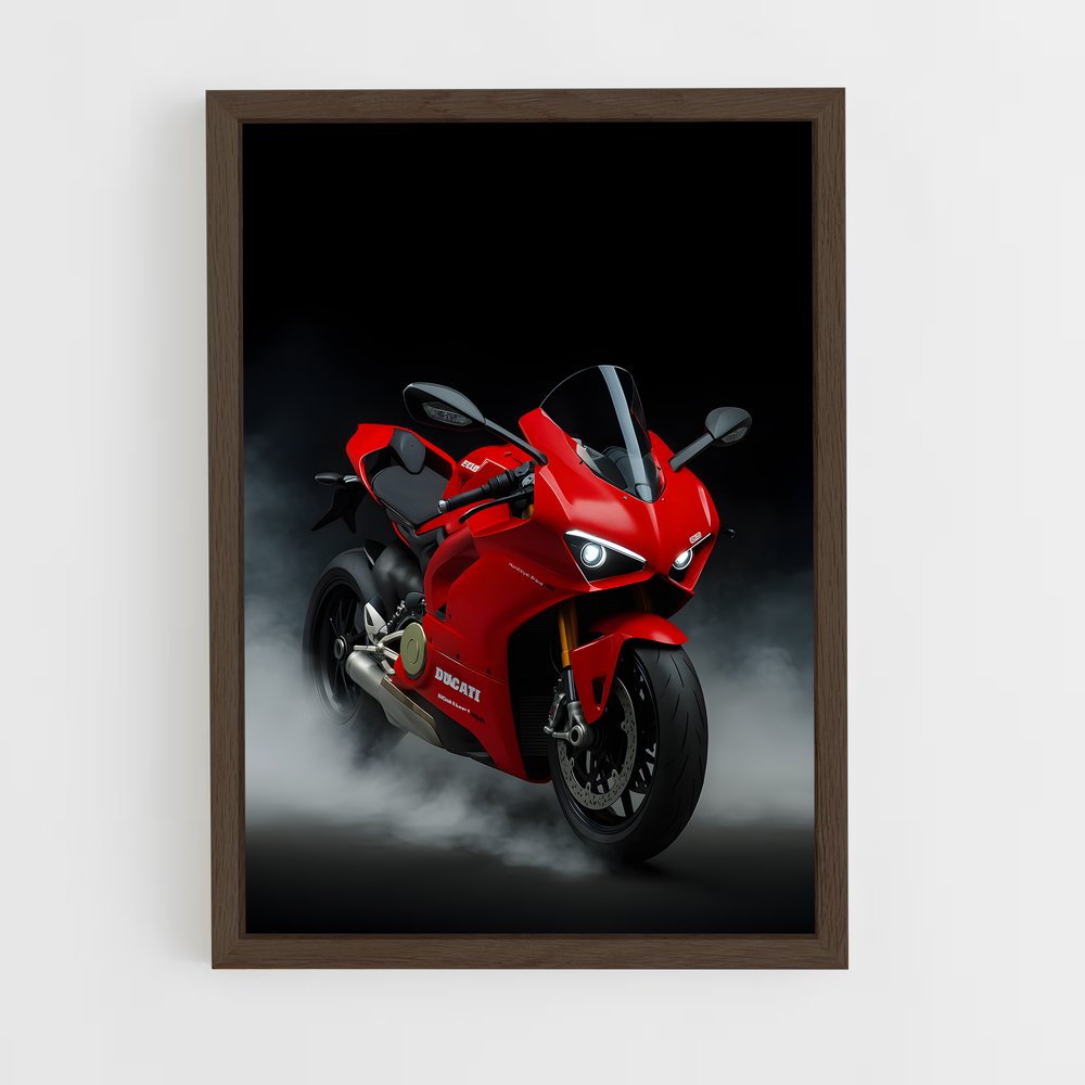 Poster moto Panigale v raffiné – affiche Ducati (vue 5)